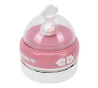 Jectse Desktop Vacuum Cleaner, One Key Startup Detachable Dustbin Micro Pore Filter Night Light, with 1000Pa Suction Power, for Students Office Home Desk Keyboard Cleaning (Pinkish)