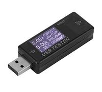 Jectse Digital Multimeter Voltage Current Tester,Portable USB Voltmeter Detector 0?5A 0?150W 4?30V High Capacity High Accuracy Meter (Black)