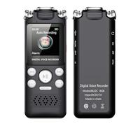 Jectse Digital Voice Recorder, 32GB Memory 1.44 Inch Screen Studio Level Clarity Voice Activated Recording with Noise Reduction, for Lectures Meetings Interviews