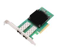 Jectse Dual Port Ethernet Adapter, 2X 25G SFP28 PCIe 3.0 X8 Network Card with 5 EN Chip for Data Center Cloud Computing