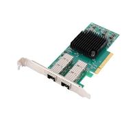 Jectse Dual Port Server Network Card, 10Gbps High Speed Transmit with Low Latency RDMA Technology, for PCIe X8 Data Center and Virtual Overlay Networks