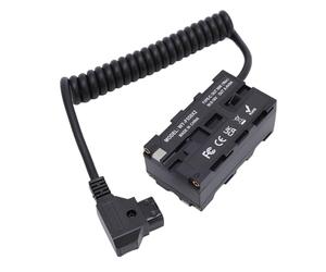 Jectse Dummy Battery Power Adapter, LED Digital Display, 45W PD Charger Compatible, Voltage Protections, NP F Battery Application