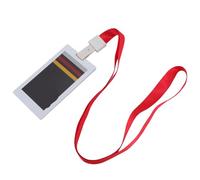 Jectse E Paper Smart Badge, NFC E Paper Smart Badge 3.7 Inch Black White Red Industrial Electronic ID Card, Supports Customizable Templates for Text Images QR Codes and Barcodes