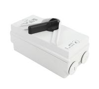 Jectse Enclosed Motor Disconnect Switch 63A, 2 Pole IP66 Water Proof Heavy Duty Breaker Box for Generator Boat Industrial Outdoor Use
