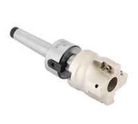 End Mill Set, High Speed End Mill Cutter,with Face Mill Holder,T15 Wrench,Carbide Inserts,for Machining