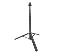 Jectse Extendable Selfie Stick Tripod, 5.3FT Magnetic 6 Section Adjustable Portable Travel Tripod with Quick Release Adapter for OSMO 3 for Action 5 Action Cameras