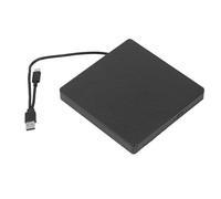 Jectse External Optical Drive Enclosure, USB 3.0 Type C to Type A Adapter with Pop Up Key and Braided Cable, for 12.7mm Laptop DVD CD BD Burner