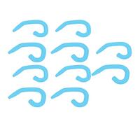 Jectse Face Cover Ear Hook, Soft Comfortable Silicone Washable Easy to Wear Ear Protector for Adults (Light Blue)
