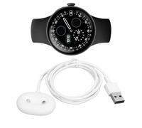 Jectse Fast Charging Dock for 45mm 41mm 2025, Side Charger Cable 1m, with USB A Input (White)