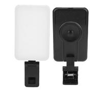 Jectse Fill Video Conference Light, 3000-6500K, 5 Lighting Modes, 360° Rotation, Rechargeable Selfie Light for Laptop Vlog with Phone, for Photographers, Remote Workers