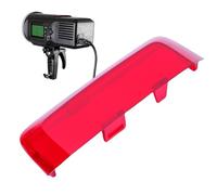 Jectse Flash IR Infrared Receiver Window Red Cover, Replacement for AD600 AD600 BM, with Quick Installation and Heat Dissipation