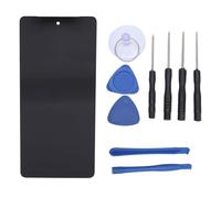 Jectse for Pixel 7 TFT Screen Replacement, LCD Screen Replacement, Black Clearer Images OLED Touch Sceen Assembly Repair Parts with Frame & Repair Tools