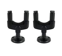 Jectse Guitar Hanger, ABS Space Saving, Scratch Resistant, Mount for Electric, Acoustic, Bass, Violin, Mandolin, 2 Hooks, Easy Installation, Black