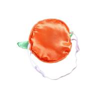 Jectse Halloween Pet Costume Soft Reversible Pumpkin Cosplay for Cats&Dogs Brown Language Devotion Brand - for Halloween Cosplay Parties (Pumpkin Hat)