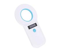 Jectse Handheld Pet Microchip Scanner with Bright OLED Display for Rapid Identification, Pet ID Reader Scanner with Multiple Protocol Support for Animal Tag Detection - ABS/Gray/1pc