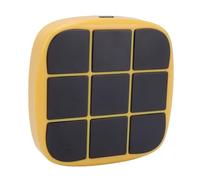 Jectse Handheld Toe Game, 4 in 1 Electronic Puzzle Games Console Portable Travel Game with Memory Flashes and 2 Player Mode, for Family Nights (Yellow)