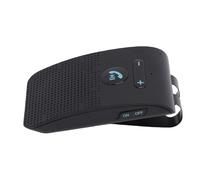 Jectse Handsfree Bluetooth Speakerphone, Dual Phone Connection Hands Free Bluetooth Car Speaker with Vibration Sensor Auto Power On, for Safe Driving Business Office