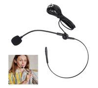 Jectse Handsfree Headset Microphone, Flexible Adjustable Wired Boom for Voice Amplifiers, Over Ear 3.5mm Classroom Headset Mic for Teachers, Public Speaking