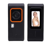 Jectse HD Digital Camera, 12MP 1080P Compact Point and Shoot Camera with Autofocus, 1.47 Inch Display, 128GB Card, Built in Flash 8 Filters and Speaker for Travel Selfie Vlog (Black)