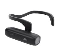 Jectse Head Mounted Camera, 4K 30MP Wearable Camera with 6 Axes Stabilization and 135 Degree Ultra Wide Angle, for Outdoor Cycling and Mountain Biking