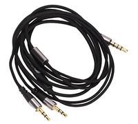 Jectse Headphone Cable, 120cm Professional Headphone Extension Cable, 3.5mm to Dual 2.5mm Replacement Upgrade for Master Tracks HD V8//V12/X3