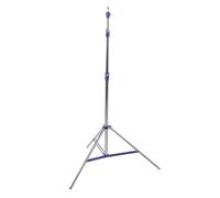 Jectse Heavy Duty Light Stand 9.8ft Extendable Photography Stand Telescopic Light with Twist Lock Knob Spring Cushion for Studio Live Streaming (Blue)