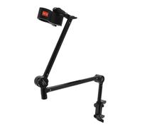 Jectse Heavy Duty Microphone Arm Stand with 360° Rotation, 1.5kg Load Capacity, Anti Slip Design, Zinc Alloy Desk Mounted Boom Stand, Universal Interface for Mic Mounts