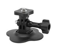 Jectse Helmet Camera Mount, Flexible Adhesive Base with 1/4 Inch Screw for 3 ACTION 6 OSMO 360 X5, 180 Degree Rotating Bendable Structure No