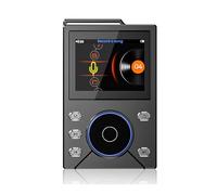 Jectse HIFI Lossless Music Player, Real Time Lossless Decoding, 2.4 Inch Color Display, ALPS Wheel Control, Built in 3000mAh Battery, with 16GB Support Up To 256GB TF Card (Black)