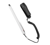 Jectse High Sensitivity Touch Screen Pen, Scratch Proof Stylus Pen with Holder, 90cm Spring Rope, for Taking Drawing Notes (White)