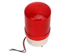 Jectse High Volume 120dB LED Rotating Strobe Alarm Lamp IP54 ABS [Conspicuous Red] [Smooth Sounds] [Compact Size] for Security System (#1)