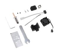 Jectse Hot End Replacement Kit with Cooling Fan and Hardened Steel Nozzle for Lab P1 P1S 3D Printer, Supports Various Filaments - Ideal for DIY Enthusiasts