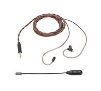 Jectse IEM Headphone Cable with Detachable Microphone, Clear Sound for SE215 SE315 SE425 SE535 SE846, Compatible with MMCX Headphones, 3.9ft OFC Cable for Gaming, Soft and Wear-Resistant Design for