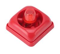 Jectse Industrial Sound and Light Alarm, 115dB Loud LED Strobe Warning Light with 3 Sound Modes, Outdoor Adjustable Siren Safety Alarm Horn for Fire Emergency, DC 12V-24V