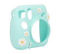 Jectse Instant Camera Silicone Shell, Cute Lightweight Instant Camera Silicone Case Softly Handy Durable for Outside for Birthday Parties (Blue Daisy)