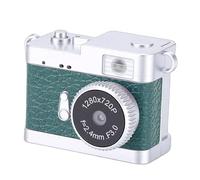 Jectse Keychain Camera, Tiny Retro Digital Camera with 720P HD Video 5MP Photos LED Fill Light 4 Filters, for Beginners Teenagers Adults Travel Photography (Green)