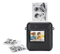 Jectse Kids Instant Print Camera, 48MP Dual Lens Student Digital Cameras with 1080P Video, 25+ Filters and Sticker Frames, Selfie, Thermal Printing, Educational Interactive Toy