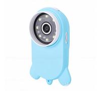 Jectse Kids Microscope, 2 Inch Screen 1000X Magnification Handheld Digital Microscope with 8 LED Lights and Type C Port, for Children Students Learning Science Exploration (Blue)