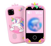 Jectse Kids Smart Phone, 2.8 Inch Touchscreen Kids Smart Phone, Puzzle Games Player, Multi Functional Device, Christmas Birthday Gifts for 3 To10 Year Old (32GB). (Pink)