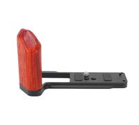 Jectse L Shape Wooden Hand Grip for Fuji XT5 Camera, Aluminum Alloy Camera Handle Grip with Arrow Storage Case Plate for Portrait Video