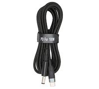Jectse Laptop Charging Cable, 100W PD Type C to DC 5.5x2.1mm Power Cord with Dual PD E Mark Chip for Fast Charging Notebook Portable DVD Video Equipment (JD0608-2 (2 meters))