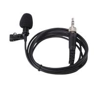 Jectse Lavalier Lapel Microphone, Fit for Sennheiser Wireless Transmitter Systems, Wearable Lapel Condenser Mic with 3.5mm Screw Lock Plug