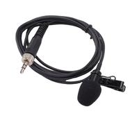 Jectse Lavalier Microphone, Omnidirectional Condenser Lapel Mic with Solid Metal Collar Clamp, for EW100 EW300 EW500 Wireless Transmitter Broadcasting Studio Recording