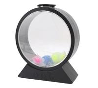 Jectse LED Silent Operation Lamp Aquarium Tank Night Light Quiet Home Decoration (Black)