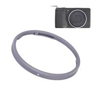 Jectse Lens Decoration Ring Cap Fit for GRIII, Aluminum Alloy, Easy Install Replace with GN-1 Ring Cap, Protects & Decorates Camera (Grey)