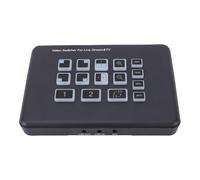 Jectse Live Stream Switcher, USB C 3.0 Video Mixer with 2 HD Multimedia Interface Inputs 1080P 60Hz, 3.5mm Mic Port for PC Live Broadcast Game Streaming