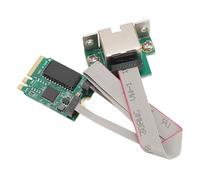 Jectse M.2 Network Card 2.5G 1000 100Mbps Ethernet Adapter RJ45 Port Gigabit Network Card,High Compatibility, for Desktop Server Workstation