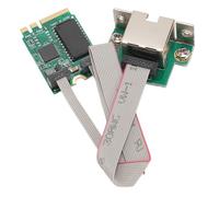 Jectse M.2 Network Card, 2.5G Gigabit Ethernet Adapter RJ45 Port with PCIe E for Desktop Workstation Server