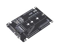 Jectse M.2 NGFF MSATA B Key SSD to Serial ATA Adapter 1TB, Elastic Connector, Supports 2230 2242 2260 2280, Easy Installation, Stable Data Transmission