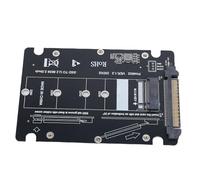 Jectse M.2 to U.2 SSD Adapter, M Key NVMe to U. SFF 8639 Adapter with 64Gbps PCIe 4.0 X4 Support, for 2230 2242 2260 2280 SSD Form Factors